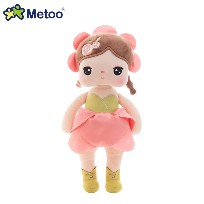 Original Metoo Dolls Soft Stuffed Angela Dolls Multi Styles Rose Black Girl Kawaii Kids Girls Dolls Christmas Gift Baby Toys