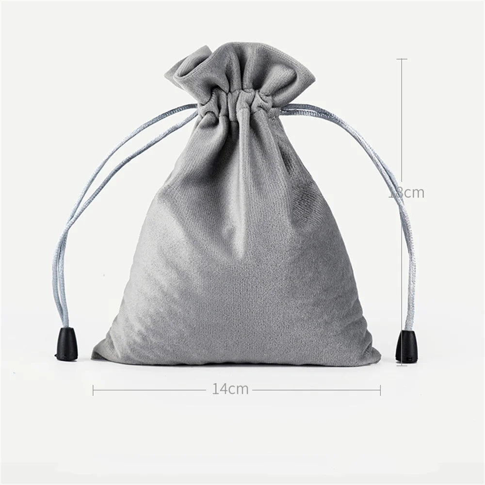 1 Pcs 6 Sizes Bags Linen Drawstring Gift Bag Pouches Cloth Christmas Bag Jewelry Bag Drawstring Pouches Large Velvet Bags