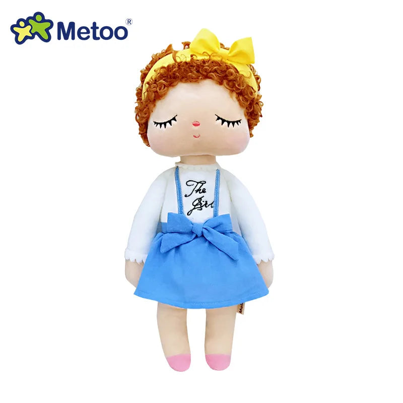 Original Metoo Dolls Soft Stuffed Angela Dolls Multi Styles Rose Black Girl Kawaii Kids Girls Dolls Christmas Gift Baby Toys