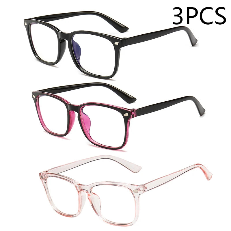 Blue Light Blocking Glasses Fashion Square Fake Eyelasses Anti Uv Ray Computer Gaming For Women And Men