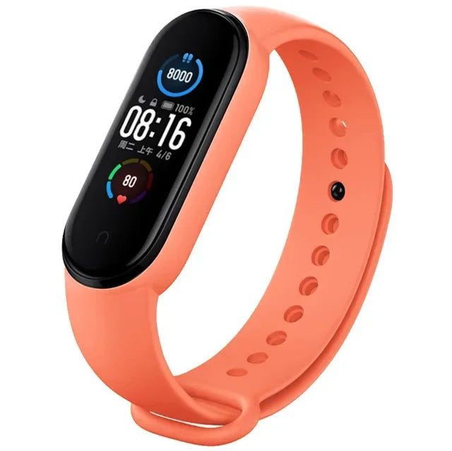 Watch Strap For Xiaomi Mi Band 7 6 5 4 3 Wristband Silicone Bracelet Wrist Straps MiBand 3/4 band5 band6 Smartwatch Accessories