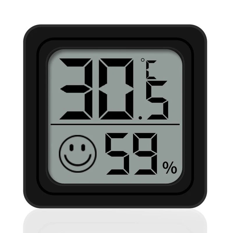 LCD Digital Thermometer Hygrometer Indoor Room Electronic Temperature Humidity Meter Sensor Gauge Weather Station For Home ﻿