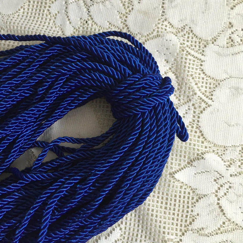 5mm 10m Twisted Cord Rope Trim Craft Decorative Nylon Rope Handmade Cording for Sewing Crafts Upholstery Home Décor