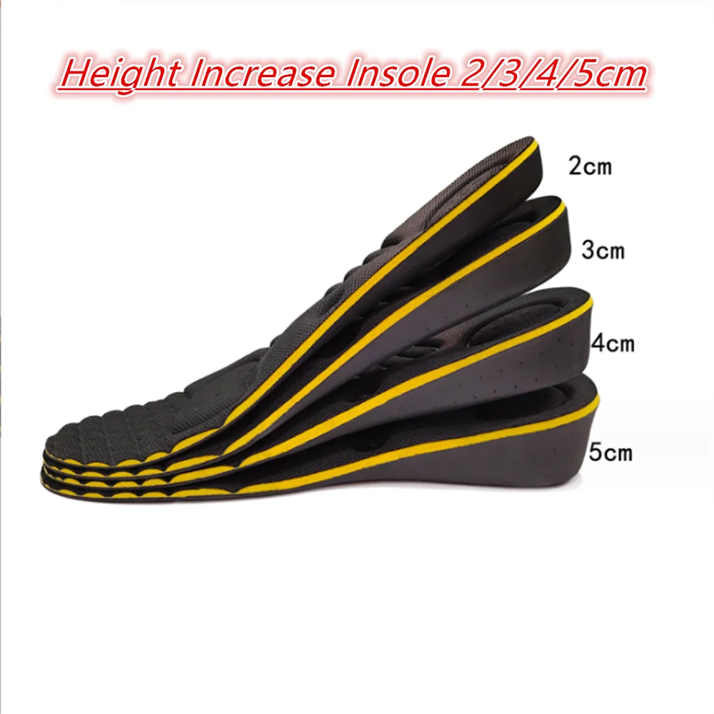 Invisible Height Increase Insole Foot Acupressure for Men Women Heel Lifting Magnetic Massage Orthopedic Pain Relief Shoe Pad