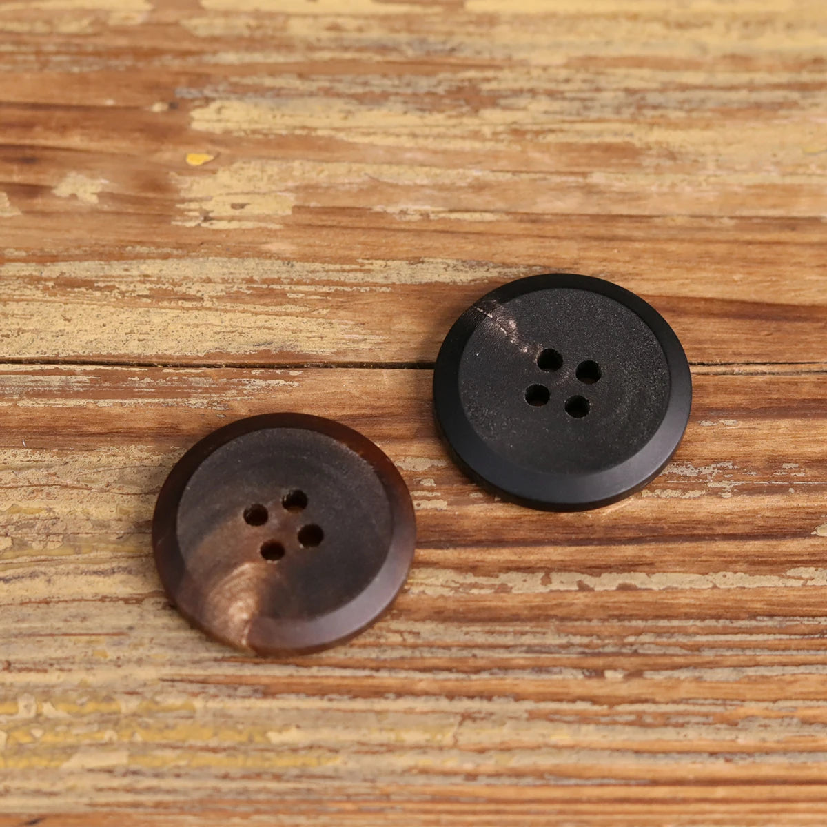 6pcs/lot Retro Brown Matte Buttons for Clothing Novelty Sewing Accessories for Luxury Suit Blazer Old School Amekaji 15mm-25mm