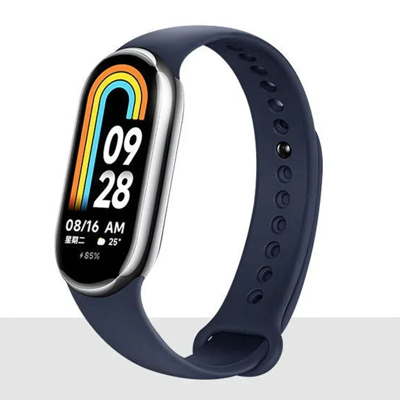 Strap For Mi band 8 xiaomi 8 NFC Bracelet Sport Belt Silicone Replacement Smartwatch Bracelet Watchband Xiaomi Mi Band 8 Strap