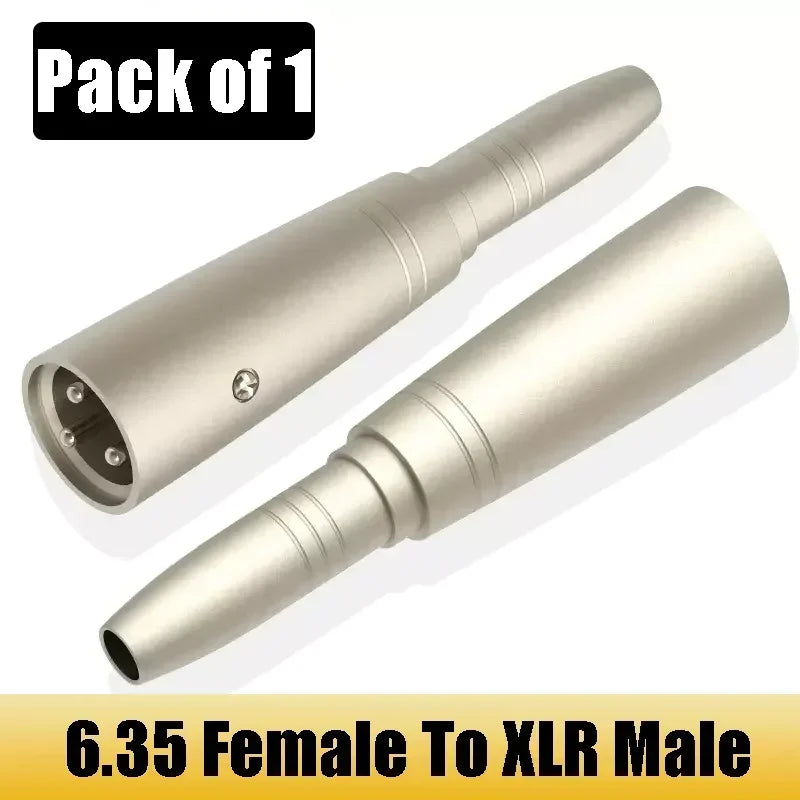 Audio Adapter RCA Male(Female) To XLR Male(Female) Plug 6.35mm TS/TRS 1/4 Male(Female) Plug Jack Audio Adapter