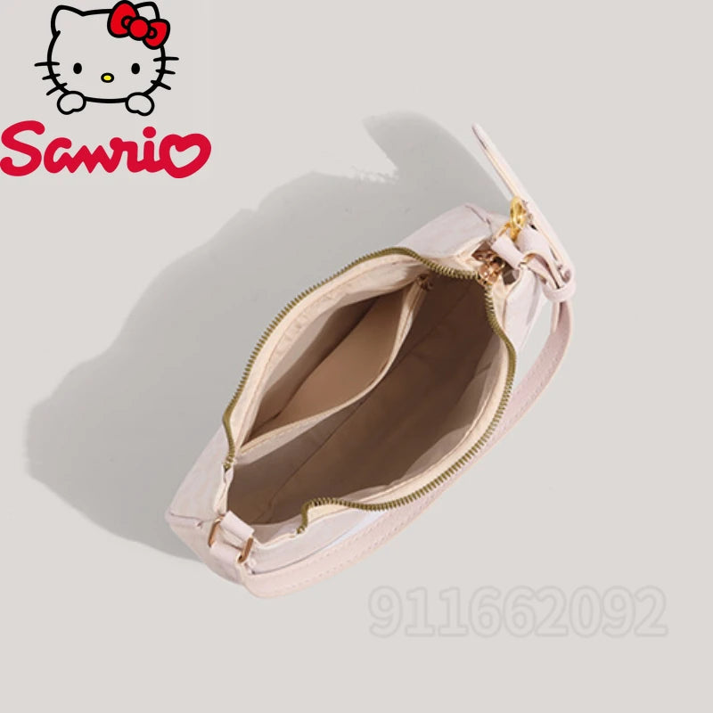 MINISO Hello Kitty New Women's Shoulder Bag Luxury Brand Fashion Trend Women's Handbag Cartoon Cute Women's Bag High Quality