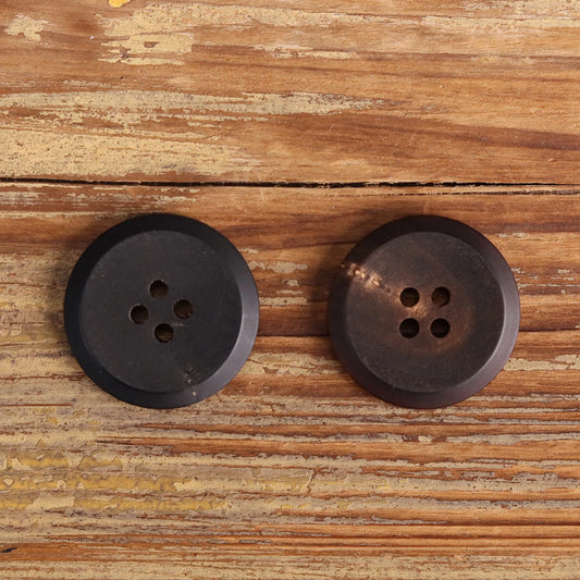 6pcs/lot Retro Brown Matte Buttons for Clothing Novelty Sewing Accessories for Luxury Suit Blazer Old School Amekaji 15mm-25mm