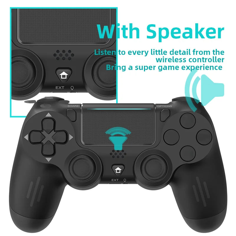 DATA FROG Bluetooth-Compatible Wireless Controller For PS4 Slim Pro PC Vibration 6-Axis Motion Sensor Joystick Gaming Gamepad