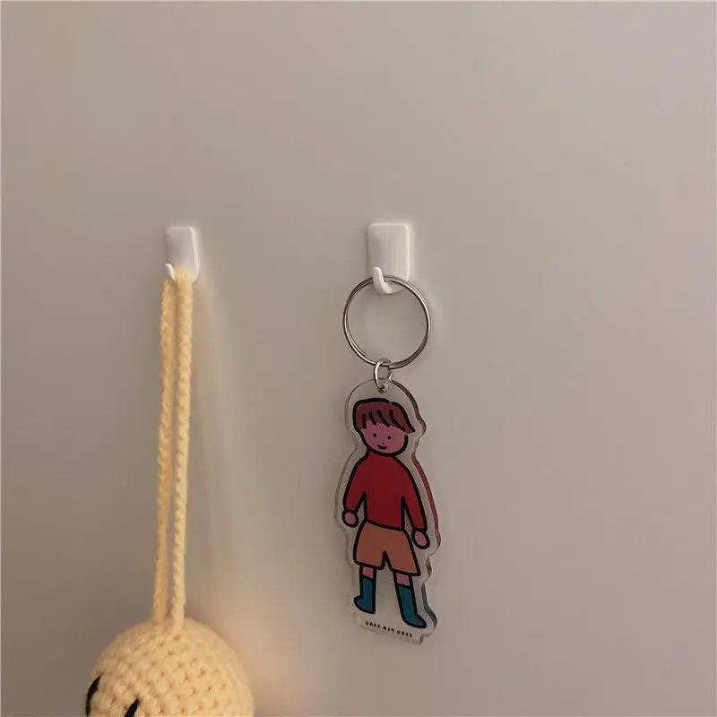 10Pcs Mini Small Hooks Multi-purpose Strong Adhesive Hanging Keys Necklace Decorations Small Hooks Household Products