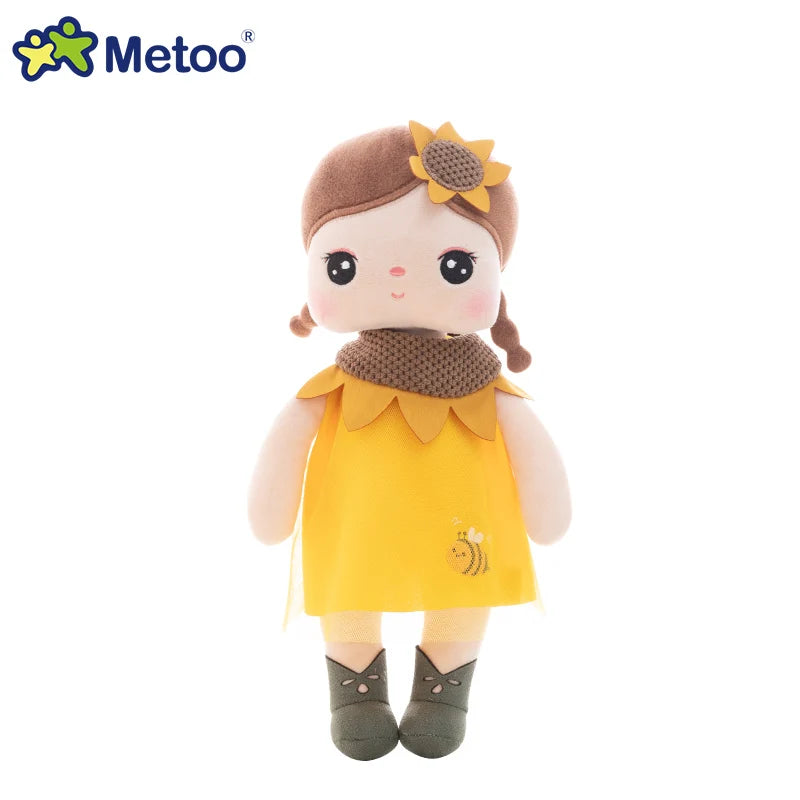 Original Metoo Dolls Soft Stuffed Angela Dolls Multi Styles Rose Black Girl Kawaii Kids Girls Dolls Christmas Gift Baby Toys