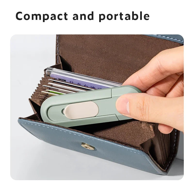 1pcs Portable Mini Paper Cutter Quality Artwork Knife Automatic Rebound Box Opener Pocket Cutter For Office School Supplies