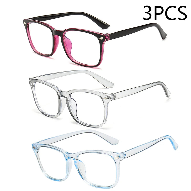 Blue Light Blocking Glasses Fashion Square Fake Eyelasses Anti Uv Ray Computer Gaming For Women And Men