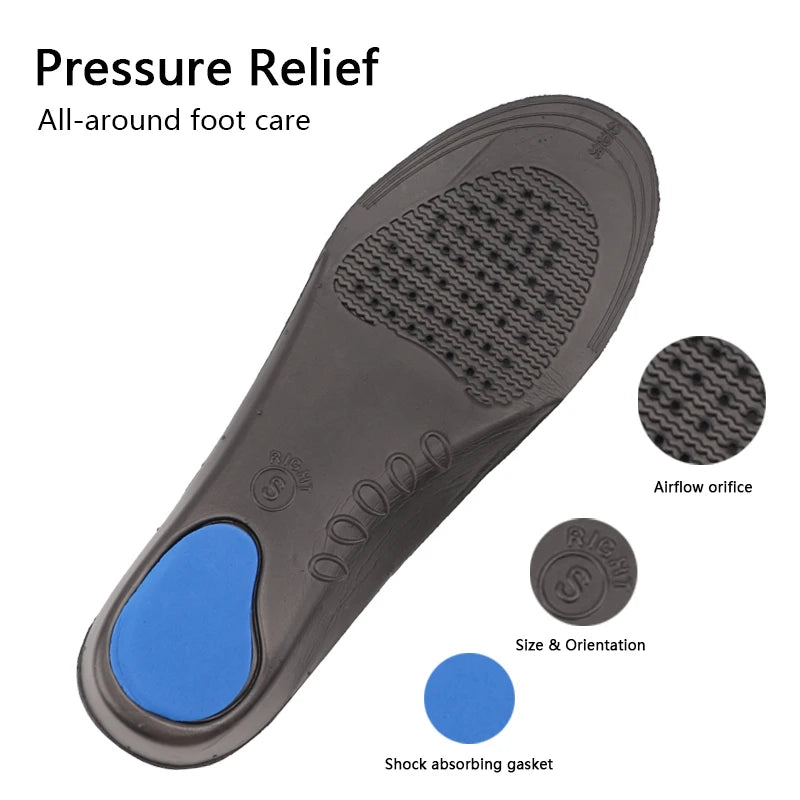 Sport Running Insole Flat Foot Orthopedic Plantar Fasciitis Templates Men Women Arch Support Cushion Foot Pads Sneaker Shoe Sole