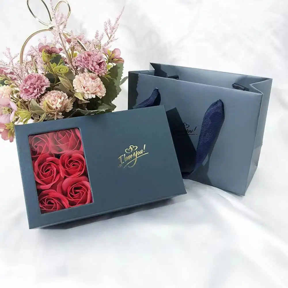 Valentines Mothers Day Flower Jewelry Box Rose Flower Christmas Present Women Birthday Party Girlfriend Gifts Gifts for Mom