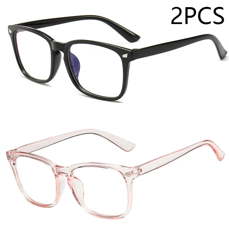 Blue Light Blocking Glasses Fashion Square Fake Eyelasses Anti Uv Ray Computer Gaming For Women And Men