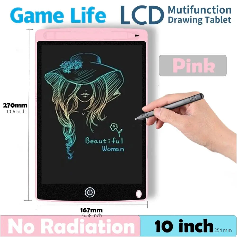 12Inch LCD Writing Tablet Electronic Digital Writing Colorful Screen Doodle Board Handwriting Paper Drawing Tablet Gift For Kids