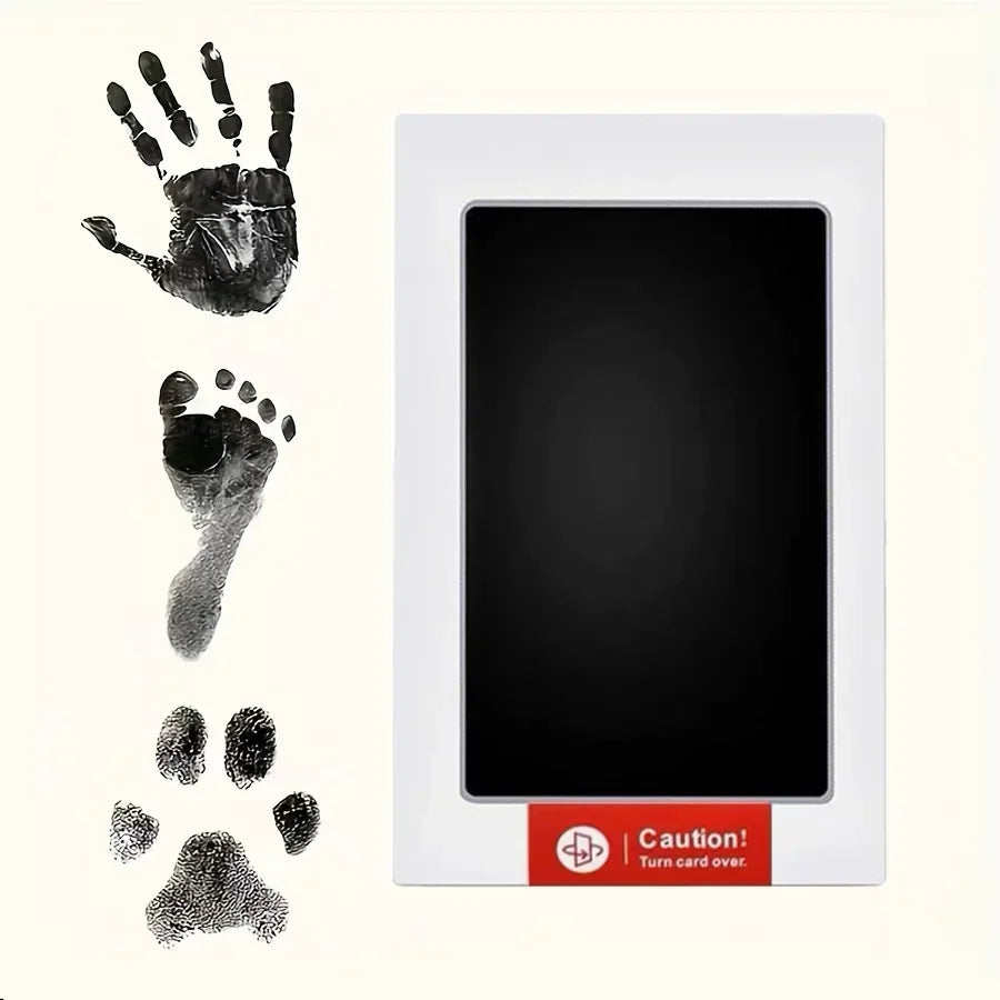 Baby Handprint Footprints Ink Pads for Pet Safe Non-toxic No-Touch Skin Inkless Inkpad Kits Cat Dog Paw Prints Souvenirs Gifts