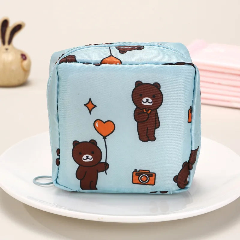 Women's Sanitary Napkin Bag Sanitary Cotton Storage Bag Monthly Event Bagaunt's Napkin Bag Zero Wallet