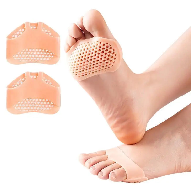 Silicone Forefoot Insoles Women's Foot Protectors Anti-slipHoneycomb Half Size Forefoot Pads High Heels Anti Wear Foot